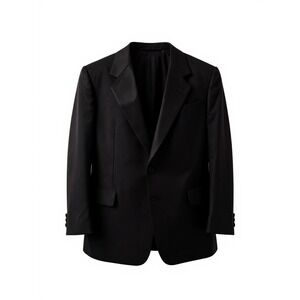 Karl Lagerfeld Tuxedo Jacket Mens 46R Black 100% Wool Single Button‎ Notch Lapel